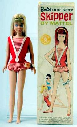 Mattel Skipper Doll ca 1963 in original box